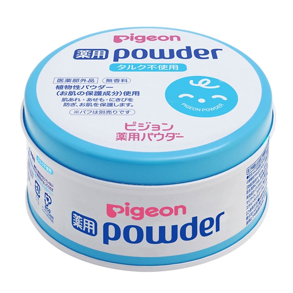 アカチャンホンポの薬用 パウダ-ブルー缶 タルクフリー 100gの画像